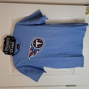 Reebok Tennessee Titans T-shirt Blue Short Sleeve Boys XL (18-20)